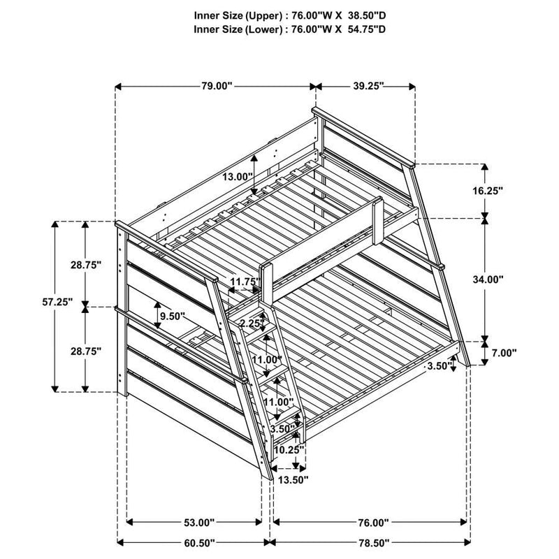 Holden - Wood Veneer Bunk Bed