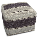 Grady - Handcrafted Square Pouf