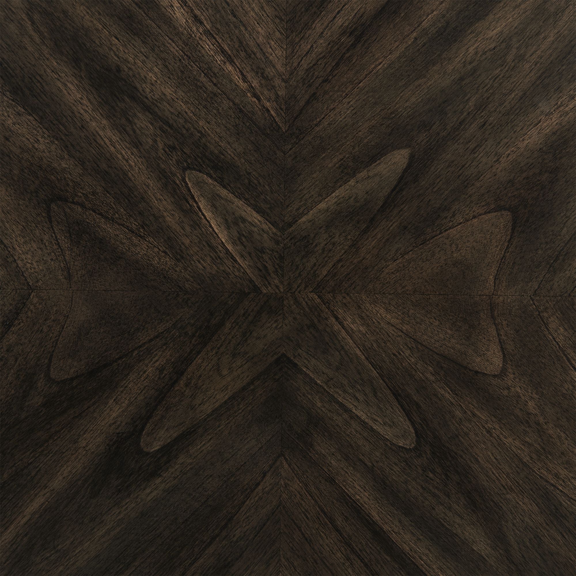 Amherst - Standard Height Faux Leather Side Chair (Set of 2) - Walnut