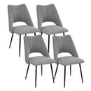 Chair With High Resilience Filling, Adjustable Feet For Kitchens (Set of 4)