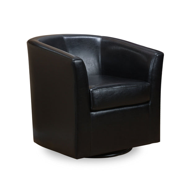 Melodize - Swivel Club Chair With Barrel Shape Design