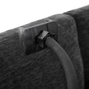 Modern Modular U-Shaped Sofa Bed With Movable Ottoman, USB Ports, Phone Holder