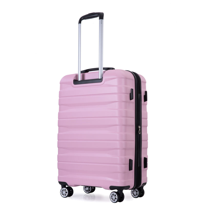 Luggage Set Of 5 Pieces, Expandable Hard Pc Luggage Set With Tsa Lock For Rotating Wheels