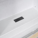 Full Size Platform Bed with Storage Headboard, Charging Station, Twin Size Trundle and 3 Drawers, Antique White