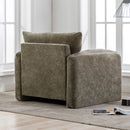 Modern Style Chenille Oversized Armchair Accent Chair Single Sofa Lounge Chair For Living Room, Bedroom