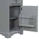 Elegant Bathroom Vanity With Ceramic Sink, Soft Close Door, Adjustable Shelf