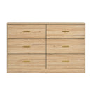 Modern Drawer Dresser For Bedroom, Ample Storage Wide Chest Of Drawers