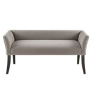 Elegant Design Bench Upholstery, Solid Wood Frame