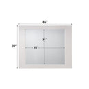 Naima II - Mirror - White High Gloss
