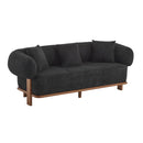 Modern Curved Arm Sofa