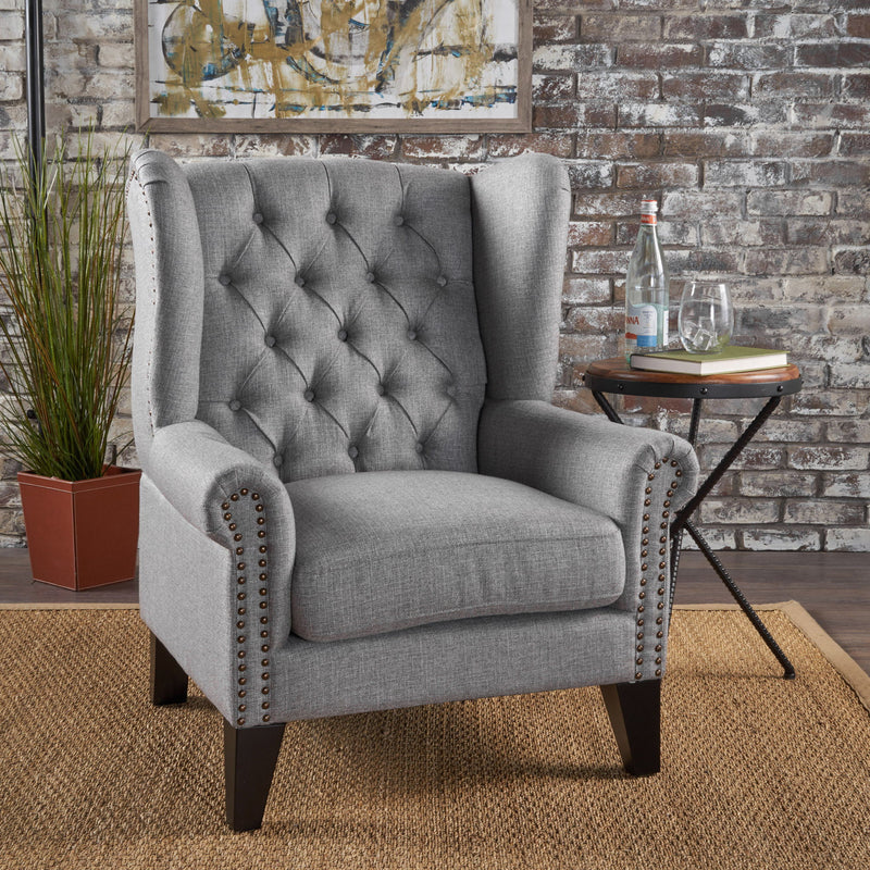 Mid Century Modern Arm Reading Chair For Living Room