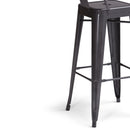 Rayne - Curved Back Metal Stool (Set of 2)
