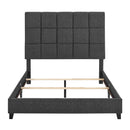Squares Upholstered Platform Bed
