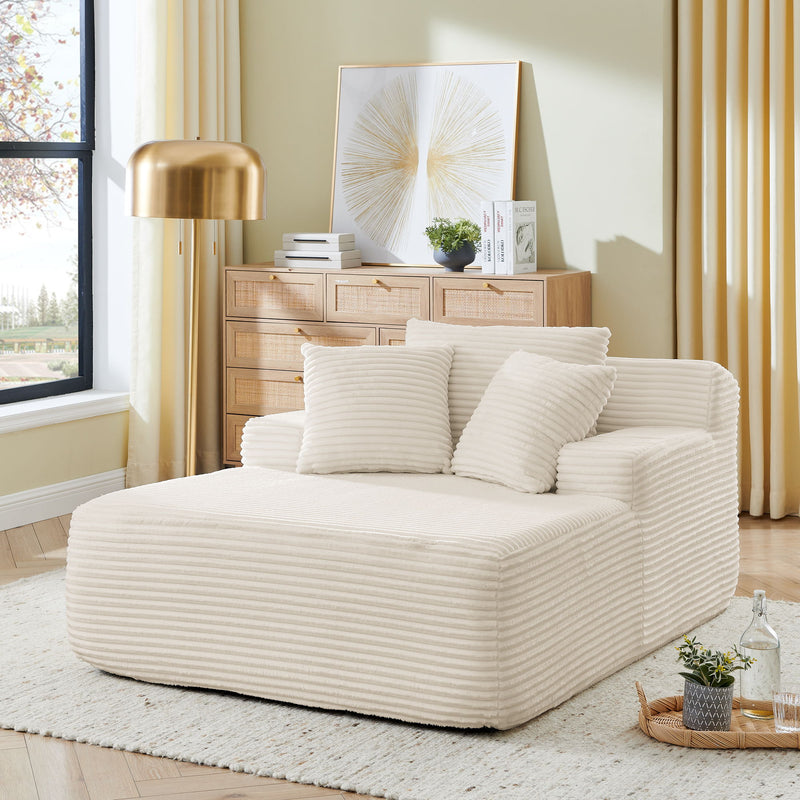 Modern Single Lazy Sofa Lounge Chair With High Density Foam