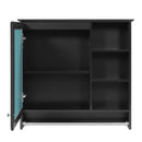 Wall Mount 2 In 1 Mirror Cabinet With Adjustable Shelf, Soft-Closing Hinges