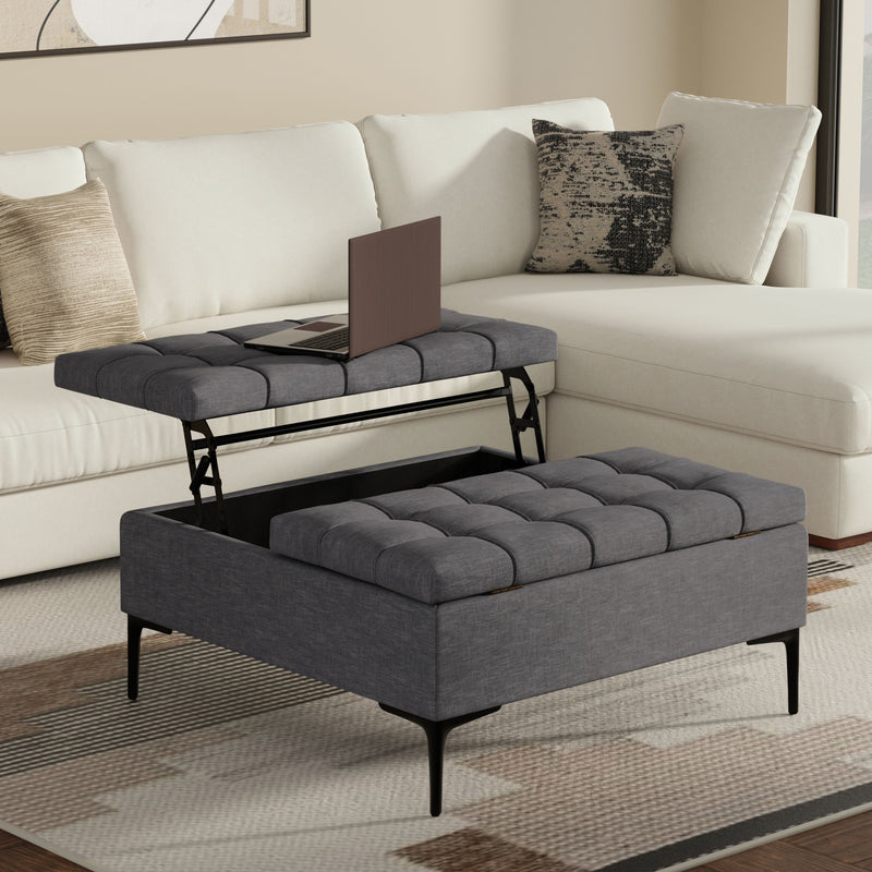 Laura - Lift Top Storage Ottoman