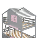 Bunk Bed With Playhouse Roof And Window
