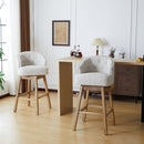 360 Degree Rotation Swivel Counter Stools (Set of 2)