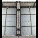 Seating Set With Cushions Handcrafted Wicker Design