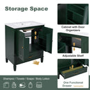 Bathroom Vanity With Sink, Soft Closing Door, Multi Functional Storage