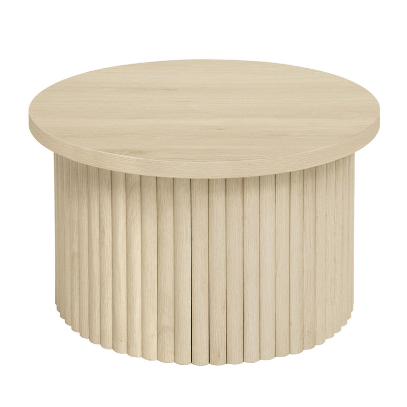 Modern Round Coffee Table And Side Table (Set of 2)