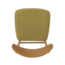 Elegant Fabric Dining Chair With Cushioned Seat
