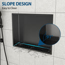 Stainless Steel Shower Niche With Seamless Design For Bathroom Storage