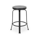 Modern Industrial Counter Stool Set With Swivel Function
