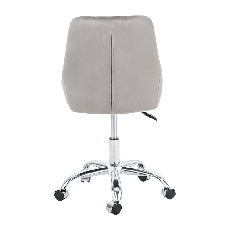 Adjustable And Space-Saving Chair With Golden Electroplated Legs
