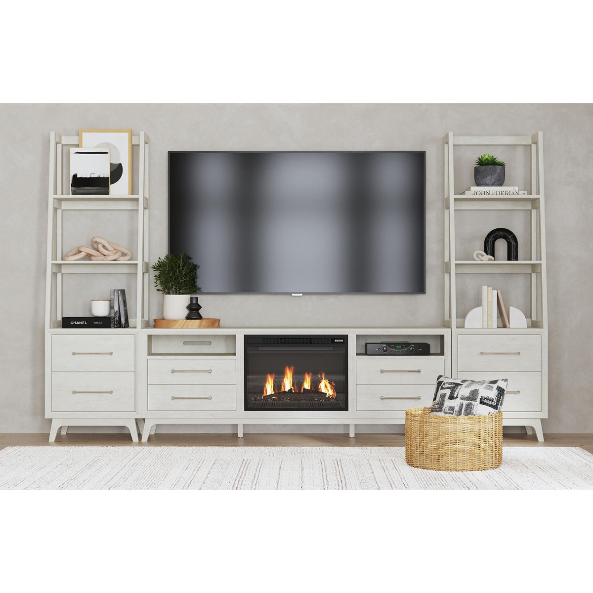 Westland TV Console in White by Elements International, view 13