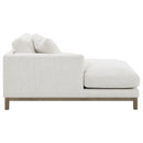 Geneva - Boucle Upholstered Sectional Chaise Sofa - Sand