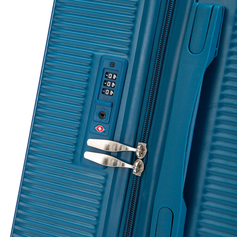 20" / 24" / 28" 3 Pieces / Set Spinner Wheel Luggage, Carry On Suitcase, Matching Color, TSA Combination Lock