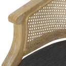 Curved Backrest Accent Chair