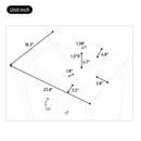 Retro Bathroom Vanity With Sink, Soft Closing Cabinet & Drawers