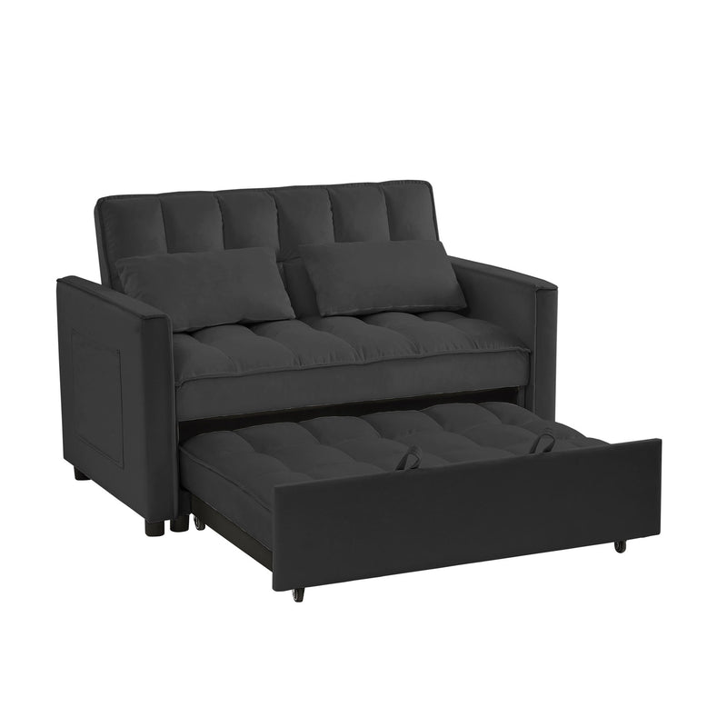 Velvet Loveseat Sofa Bed