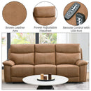 Chavis - Power Motion Sofa With USB & Power Headrest - Brown