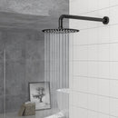 Oil Rubbed Bronze 16" Shower Arm With Flange, Stainless Steel, For Rain Shower Heads - Oil-Rubbed Bronze