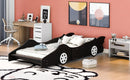 Race Car Shaped Platform Bed & Wheels