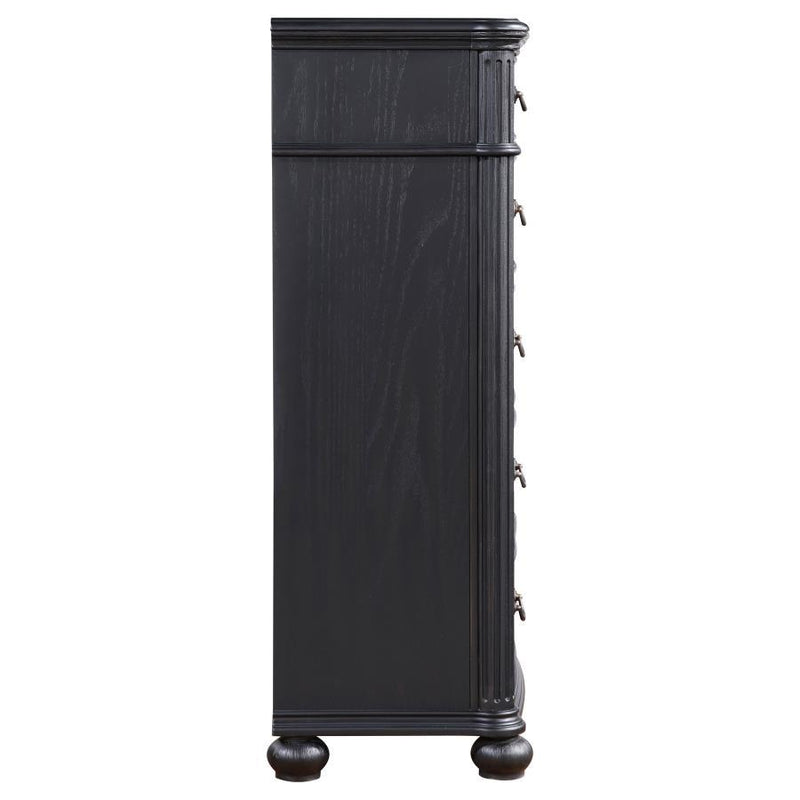 Celina - 5-Drawer Bedroom Chest - Black
