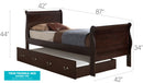 Elegant Trundle Bed With Timeless Charm
