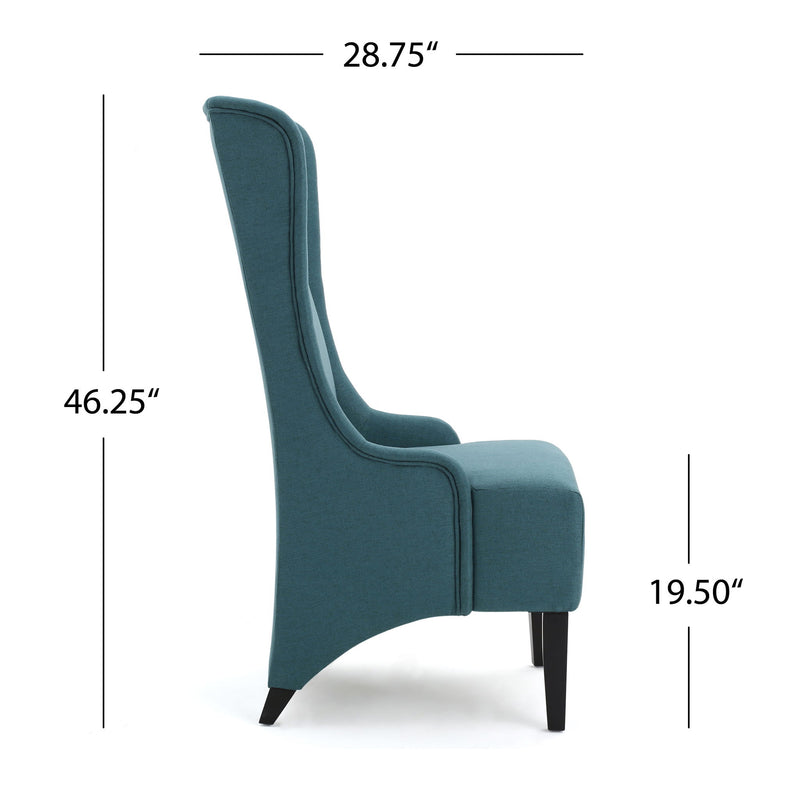 Alight - Upholstered Dining Chair With High Back And Birch Wood Legs (Set of 2)