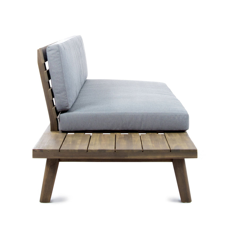 Hillcrest - V Shaped 4 Piece Sofa Set, Water Resistant