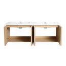 Wall-Mounted Bathroom Vanity With Resin Sink And Soft Closing Doors