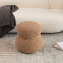 Snowman Stool With Cushion And Solid Wood Frame