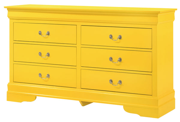 Louis Phillipe - G02102-D Dresser - Yellow