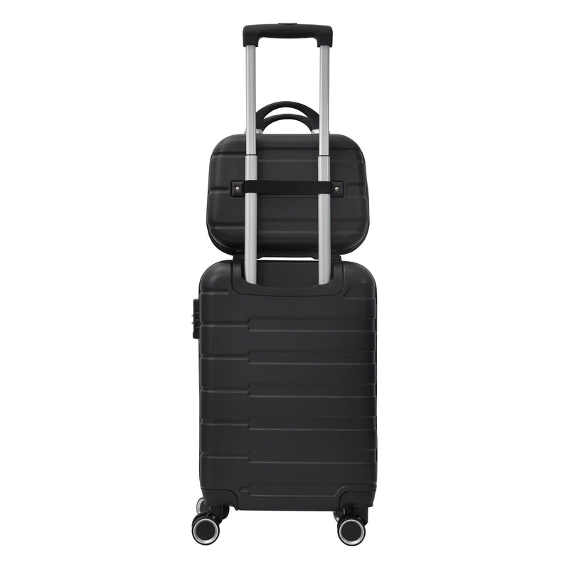 4 Piece Hard Shell Luggage Set, Carry On Suitcase With Spinner Wheels, Family Luggage Set