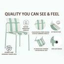 4 Piece Set Of Modern Color Block Designed Single Chairs