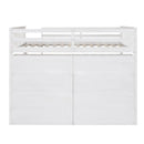 Loft Bed With 8 Open Storage Shelves And Built In Ladder