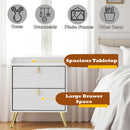 Zeena - Nightstand - White Finish - Atlantic Fine Furniture Inc