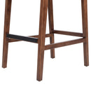 Andre - Counter Stool With Back - Pecan Brown
